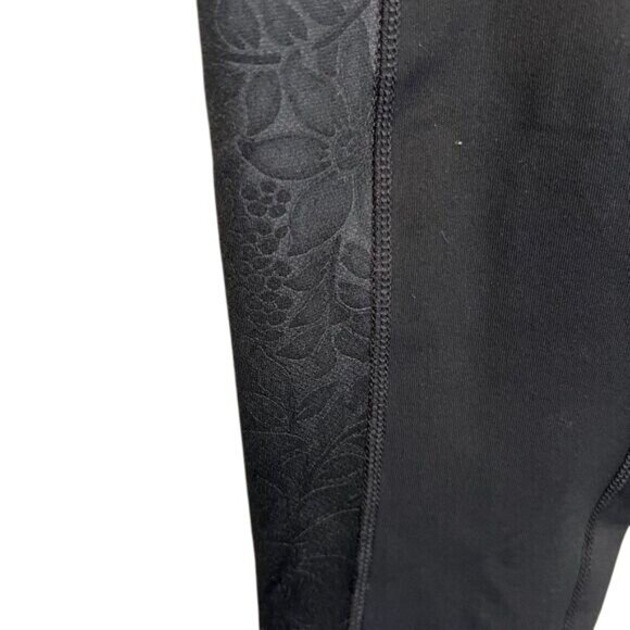 High Waist Yoga Pants with Floral Design Tummy Control Workout Pants‎ women yoga - Picture 9 of 11